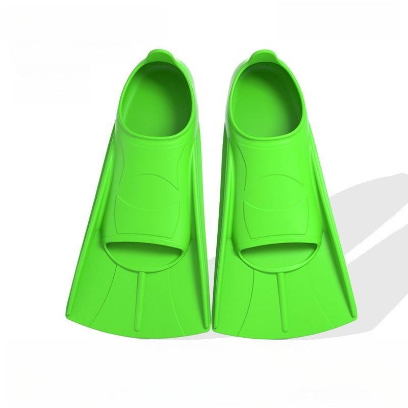 Swim Fin Short Blade - Sepatu Katak Silikon Pendek Warna Solid