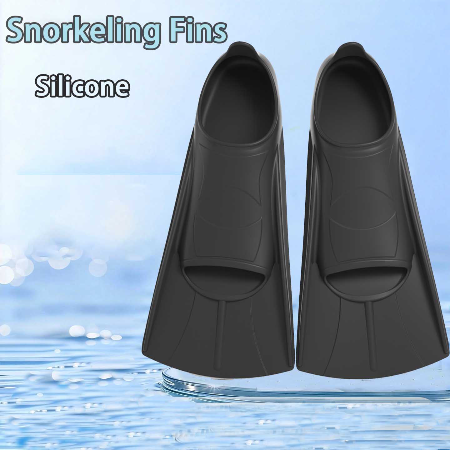 Swim Fin Short Blade - Sirip Renang Silikon Wanita Pria Sirip