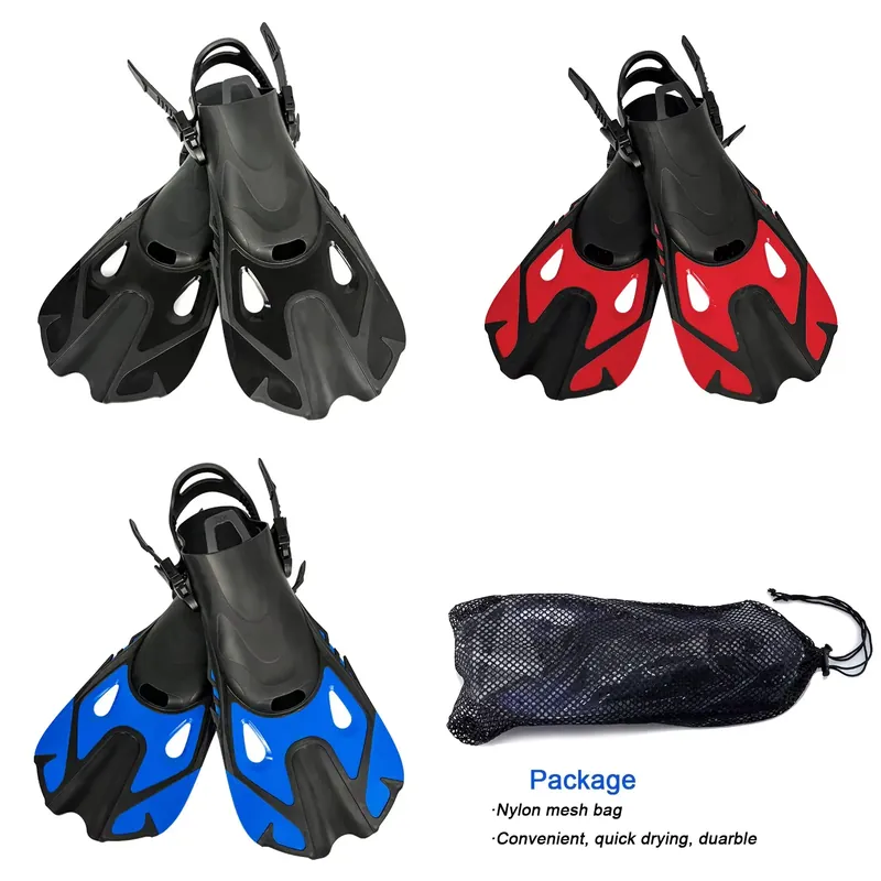 Swim Fin Short Blade - Sirip Renang Ringan, Pendek, dan Dapat