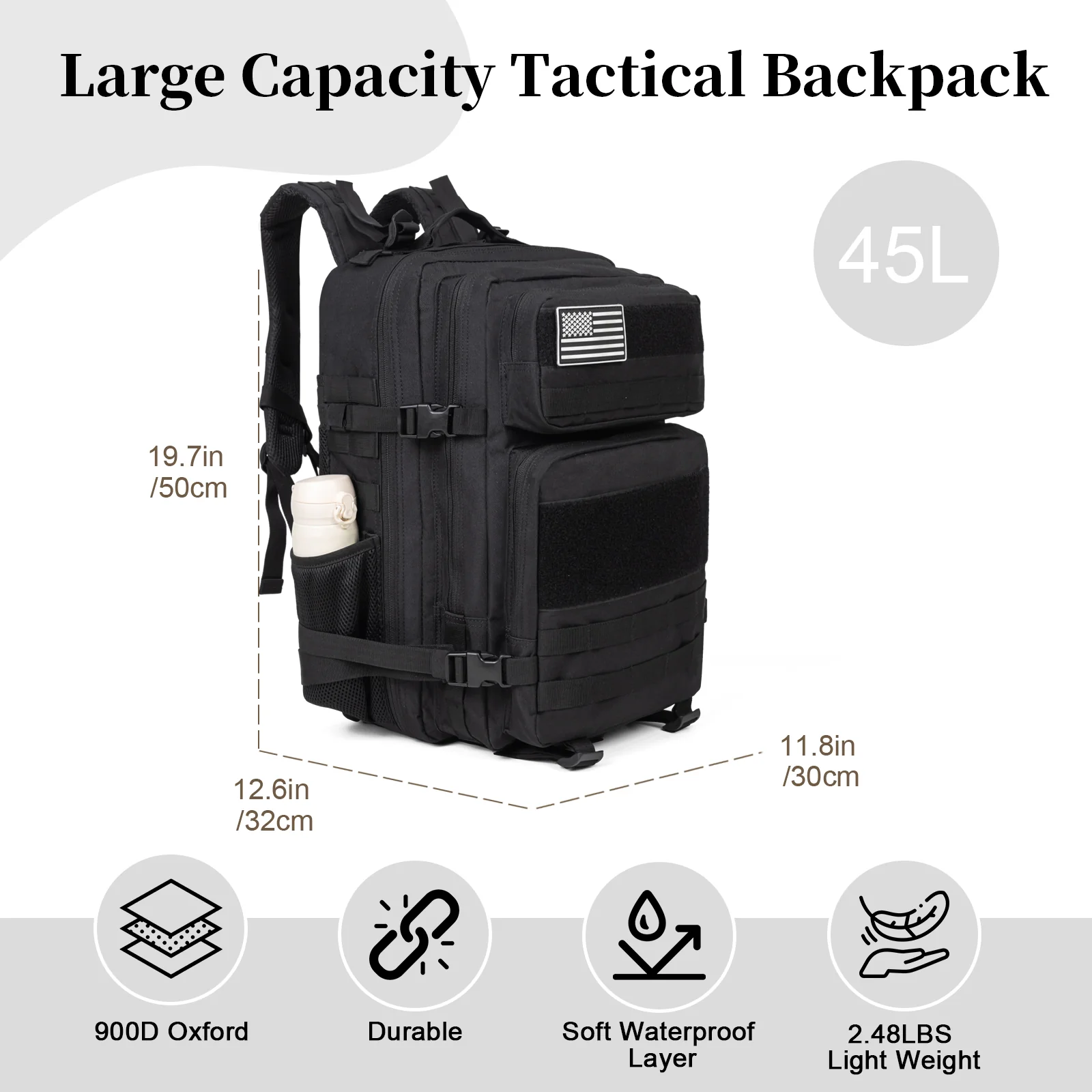 Ransel Taktis Militer 60L untu - Sports Equipment Bag ulasan dan harga
