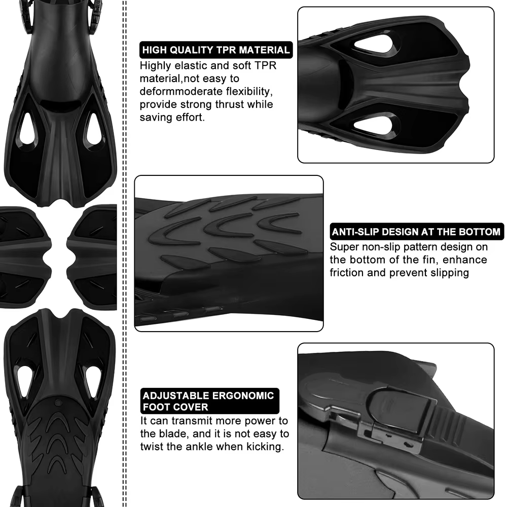 Sirip Renang Pendek Model Open - Swim Fin Short Blade ulasan dan harga
