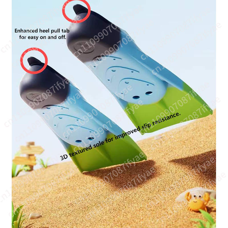 Sirip renang silikon pendek an - Swim Fin Short Blade ulasan dan harga