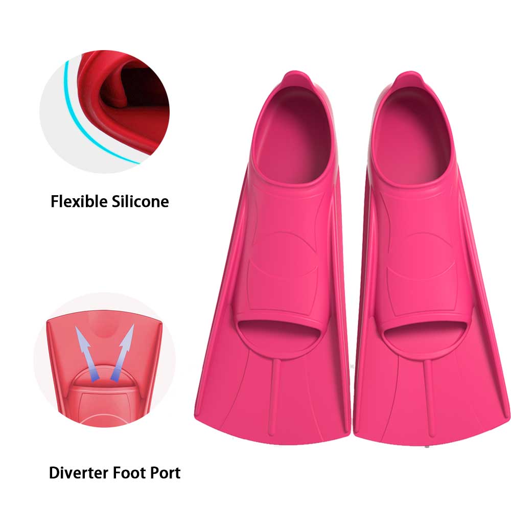 Sirip Renang Silikon Wanita Pr - Swim Fin Short Blade ulasan dan harga
